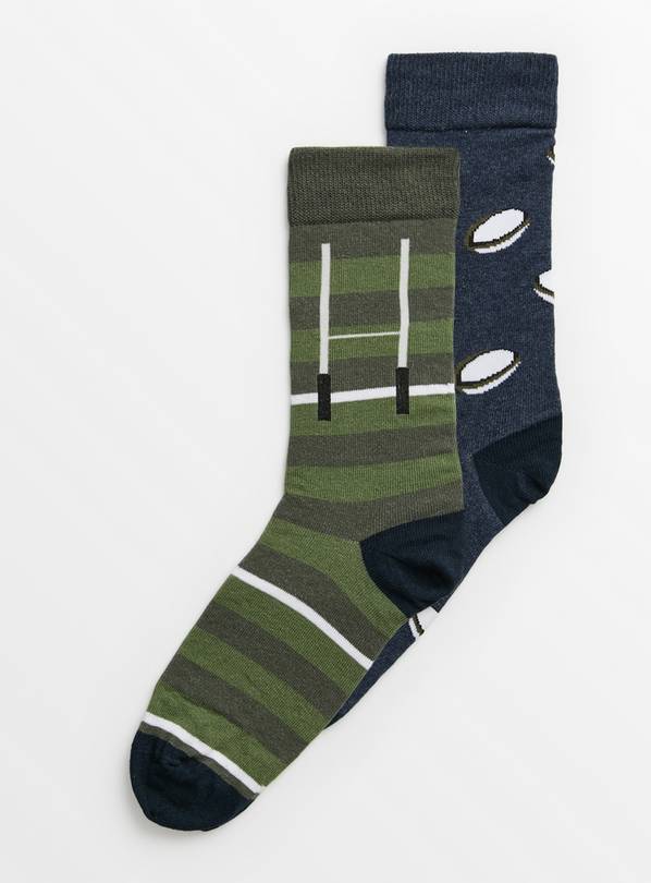 Rugby Socks 2 Pack 6-8.5